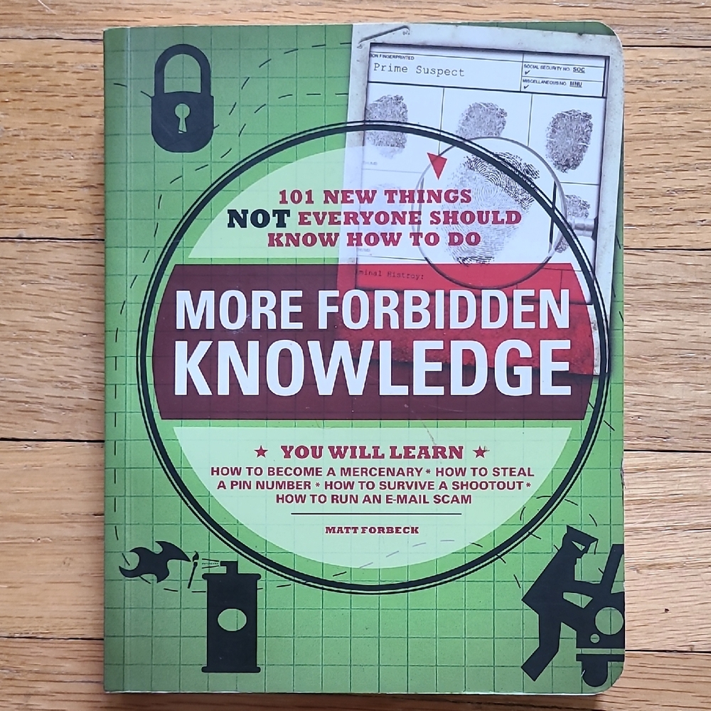More Forbidden Knowledge — Green & Red Paperback Book